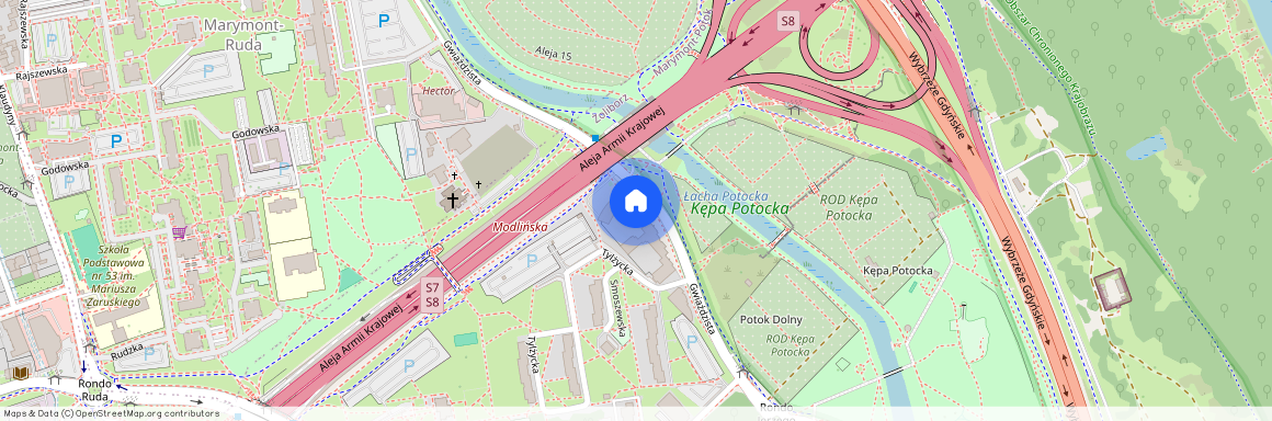 ul. Gwiaździsta, Marymont-Potok, Żoliborz, Warszawa, mazowieckie