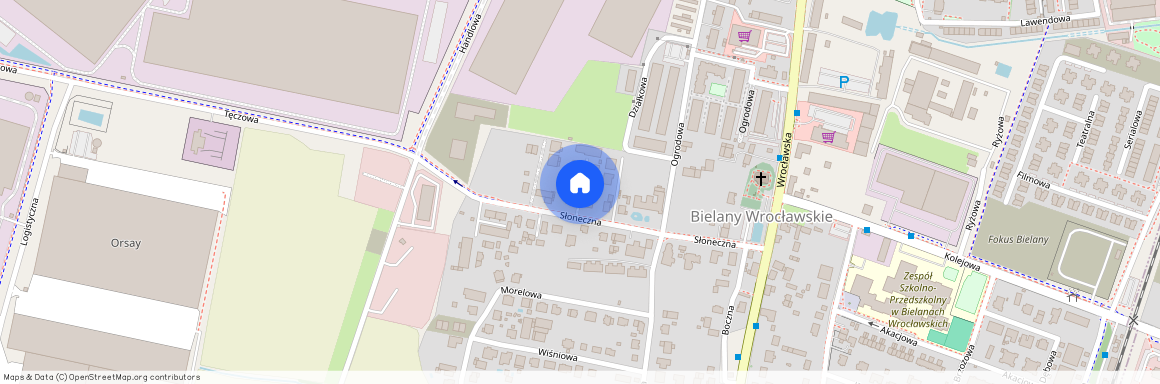 Słoneczna, Bielany Wrocławskie, pow. wrocławski