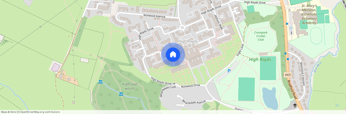 Clock Tower, Norwood Drive, Menston, Ilkley, Yorkshire, LS29