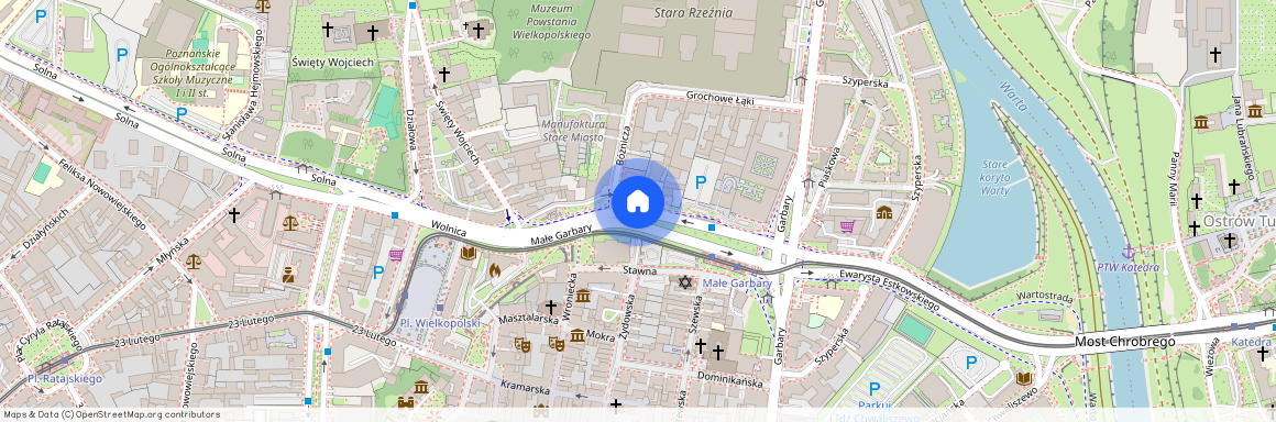 ul. Małe Garbary, Centrum, Stare Miasto, Poznań, wielkopolskie