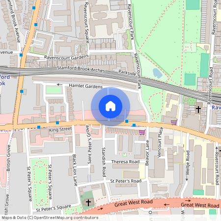 Hamlet Gardens, Ravenscourt Park, London, W6