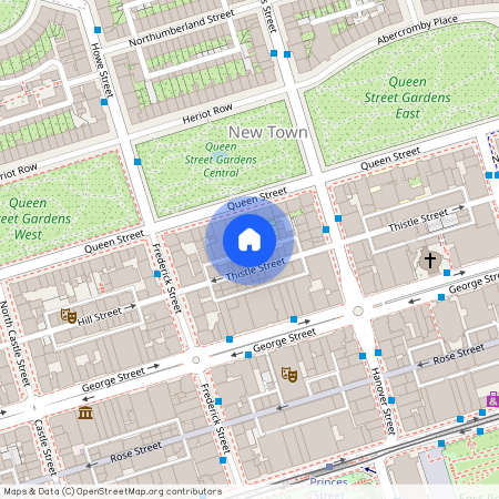 Thistle Street Lane North West, Central, Edinburgh, EH2