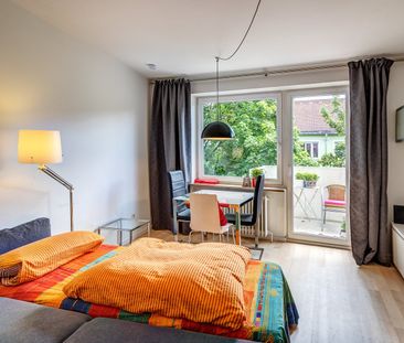 Neuhausen, near Olympiapark: Furnished studio apartment. - Photo 4