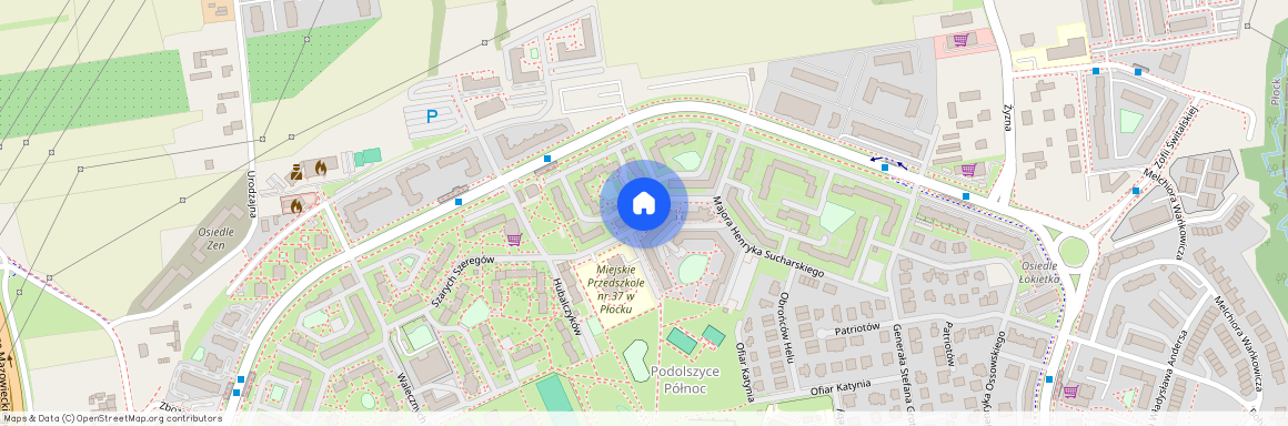 ul. Krzysztofa Kamila Baczyńskiego, Płock, mazowieckie