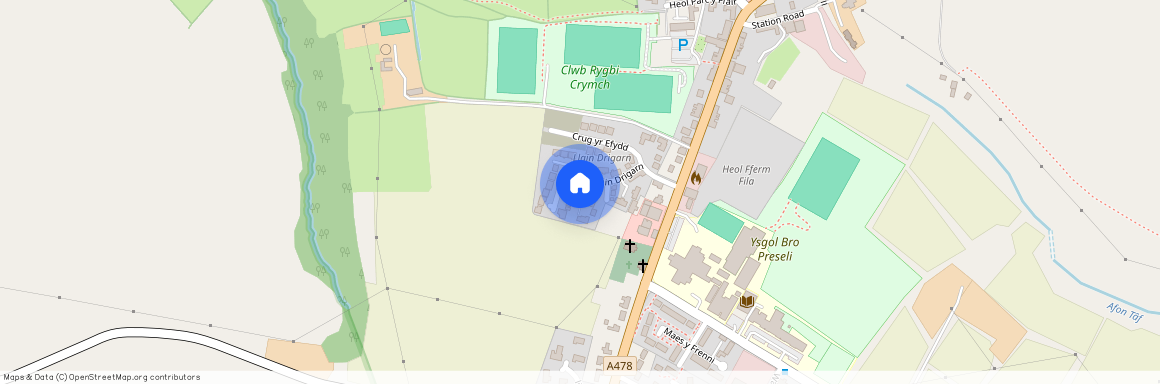 Llain Drigarn, Crymych