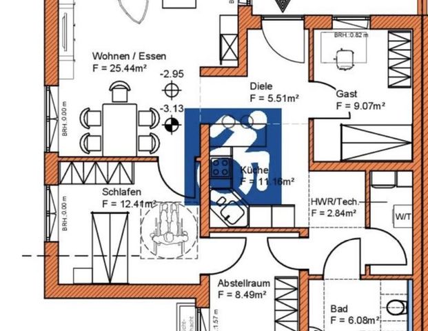 Erstbezug energieeffiziente UG Mietwohnungen (KfW55) im Neubau - Foto 1