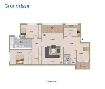 Großzügige, frisch renovierte 3,5 Zimmer Wohnung in Villingen - Photo 1