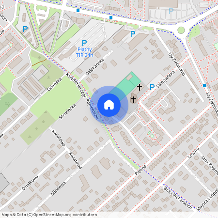 ul. Księdza Jerzego Popiełuszki 8, Żyrardów, żyrardowski, mazowieckie