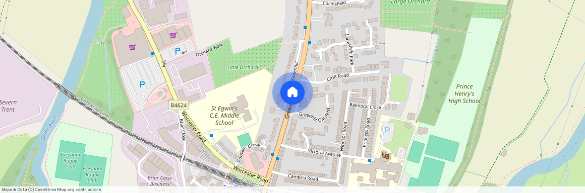 Greenhill Gardens, Evesham