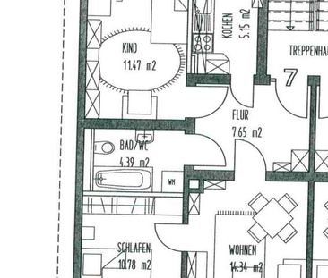 ab 1.3.26: schöne kompakte 3-Zi-Whg im 3. OG m. Balkon - Foto 5
