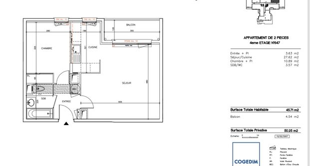 location Appartement T2 DE 45.71m² À NANTERRE - Photo 1