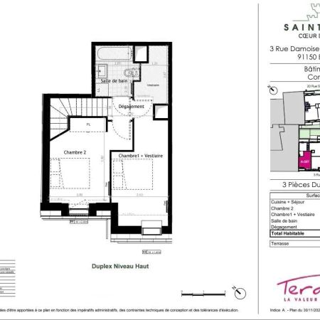 Appartement à louer 3 pièces 58.6m² - Photo 3