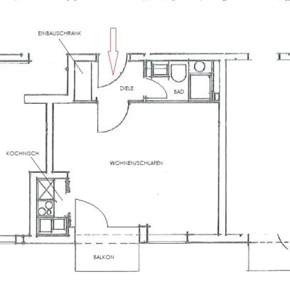 1 Zimmer Wohnung in Nürnberg - Foto 1