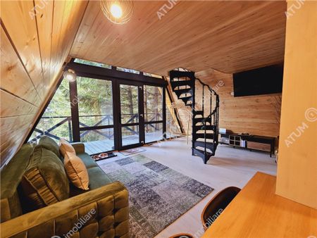 Casa tip A Frame de inchiriat in Avrig zona Valea Avrigului - Fotografie 2