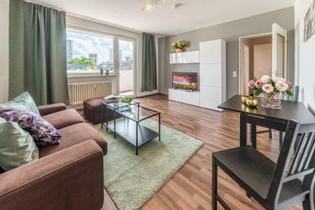 City-Residence: Schick eingerichtete Wohnung mit Skylineblick in sehr guter Westendlage - Foto 2