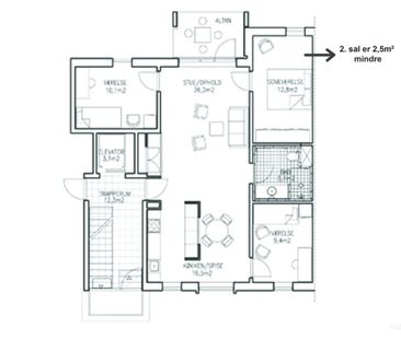 I denne skønne 4-værelses lejlighed får du: - Foto 3