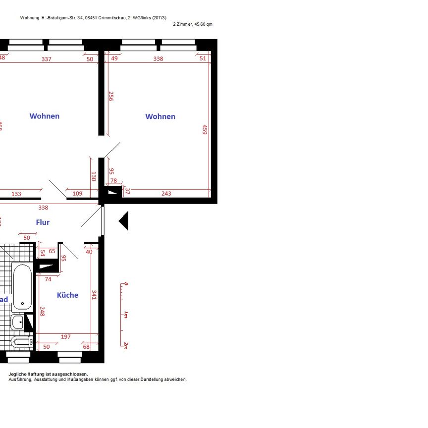 2-Raum-Wohnung - Photo 2