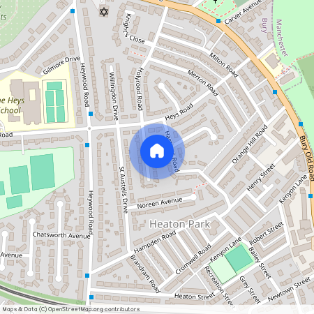 Holyrood Road, Prestwich, Manchester, M25