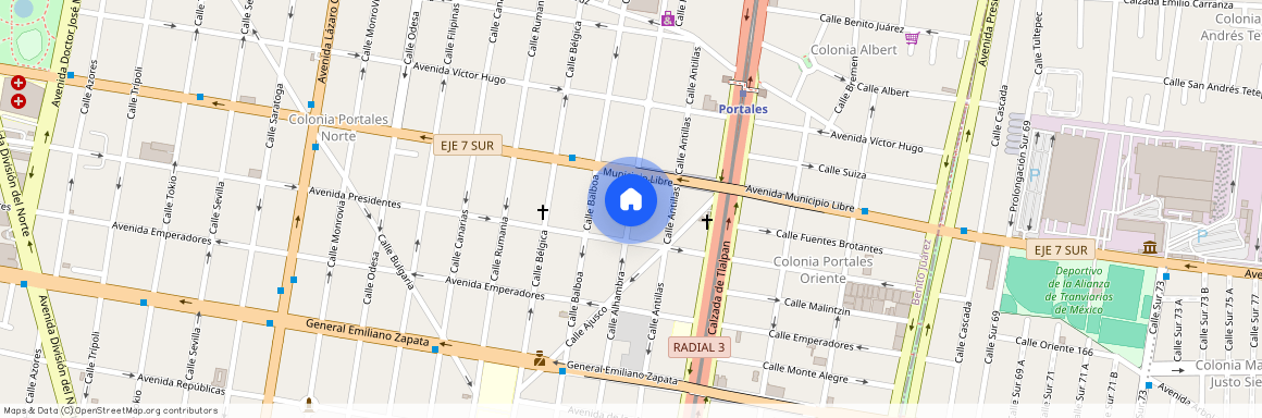 ., Colonia Portales Norte, C.P. 03303, Df / Cdmx