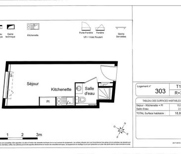 Location Appartement 1 pièce 18m² MONTPELLIER 34000 - Photo 3