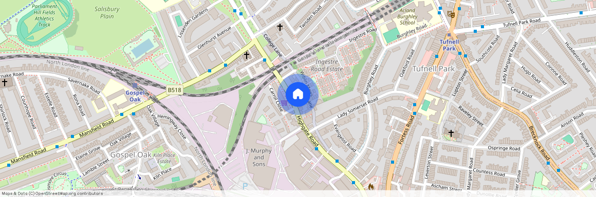 Highgate Road, Kentish Town, London, NW5