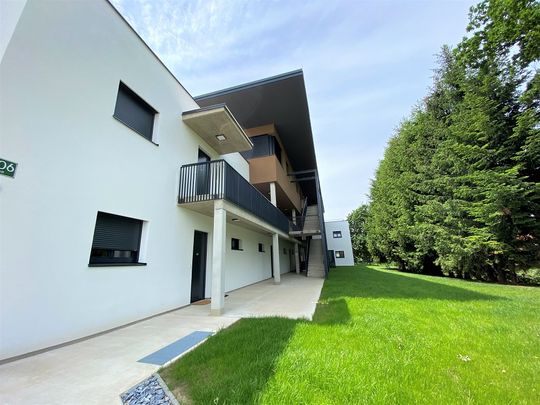 Neuwertige 2-Zimmer-Mietwohnung (44,44 m²) mit Terrasse und Grünbereich am Stadtrand von Feldbach - Foto 1