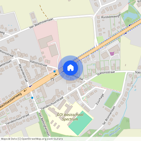 Haachtsesteenweg, 262, bus 3, 1910, Kampenhout