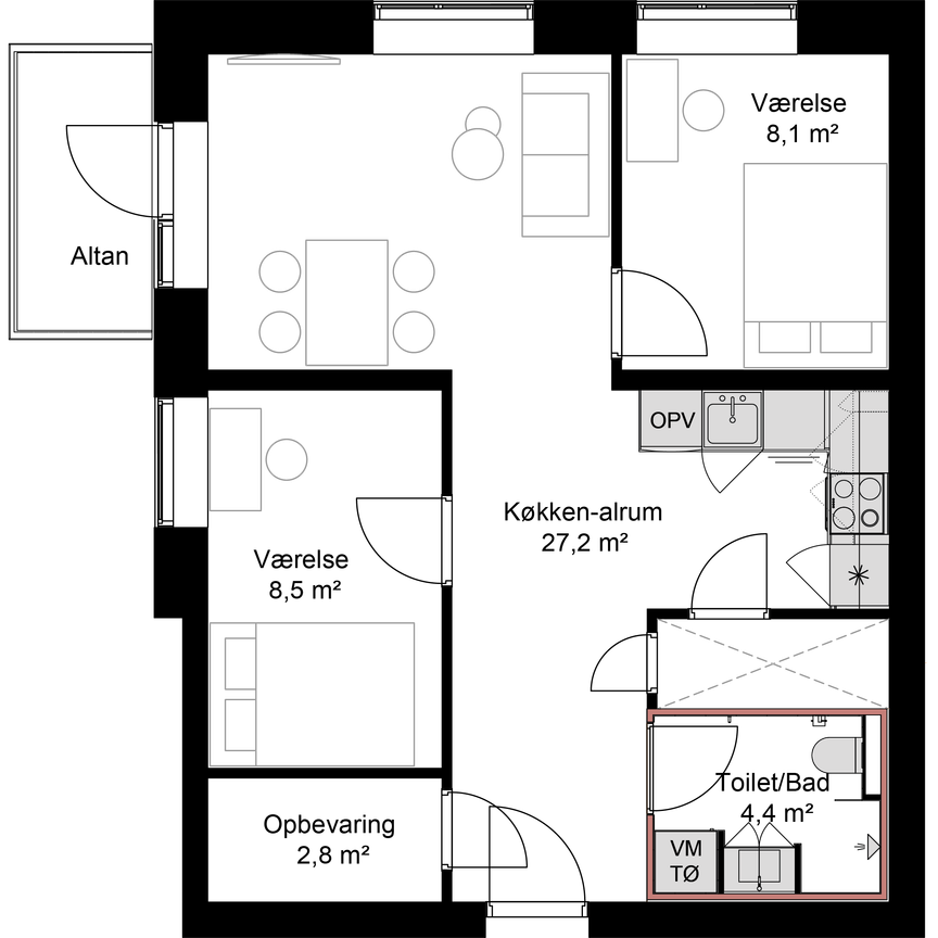 Jarlsberggade 3A, 9 lejl. 3 - Photo 2