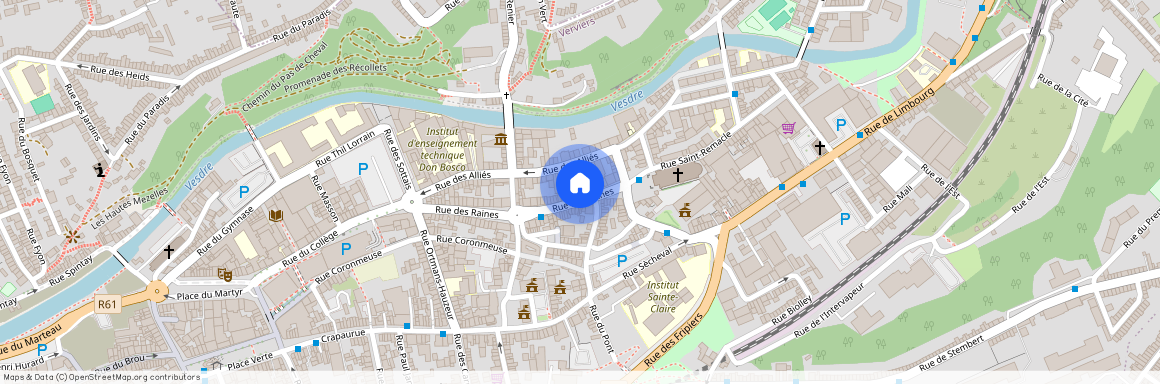 Rue des Raines, 36, 1er, 4800, Verviers