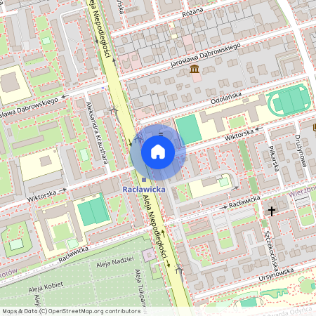 ul. Wiktorska, Stary Mokotów, Mokotów, Warszawa, mazowieckie