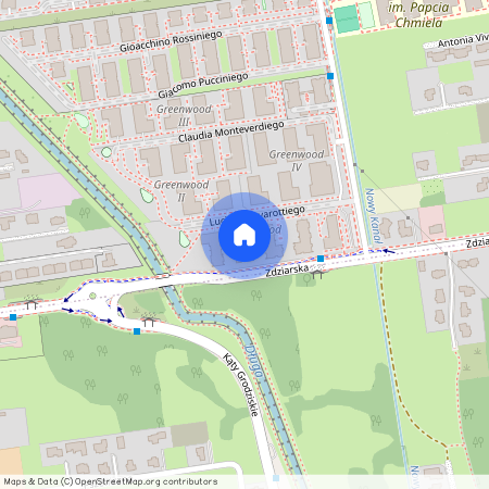 Warszawa, Białołęka, Luciana, Pavarottiego