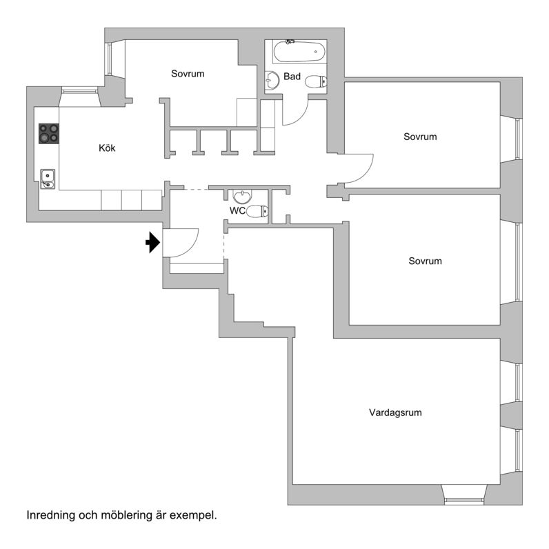 Badhusgatan 14, Halmstad - Photo 2