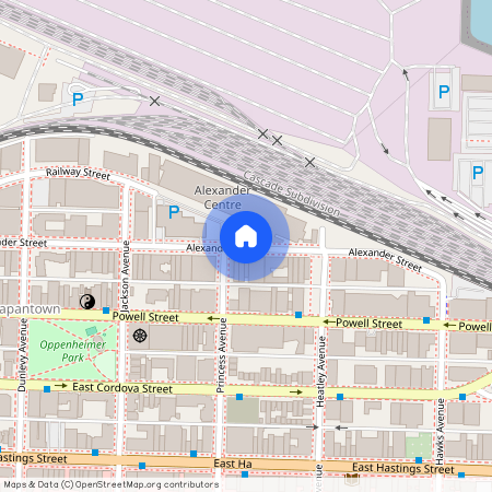 google map, Vancouver, Vancouver, Metro Vancouver, V6A