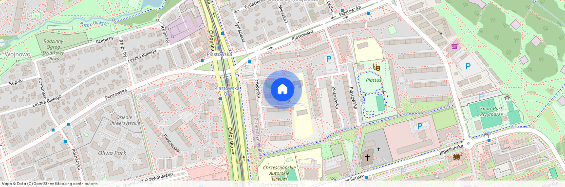 Chłopska 42A, Gdańsk, Przymorze, Przymorze Wielkie