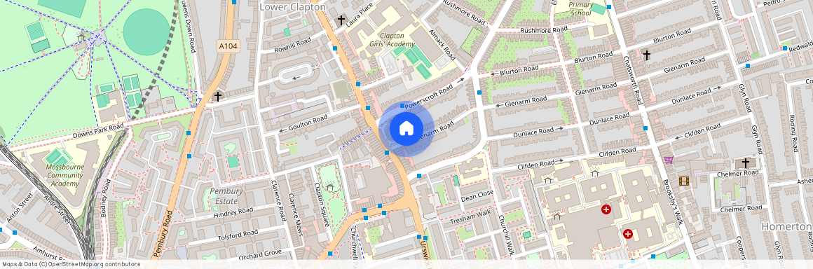 Bright 1-bedroom flat situated within a well-connected location, Glenarm Road, E5