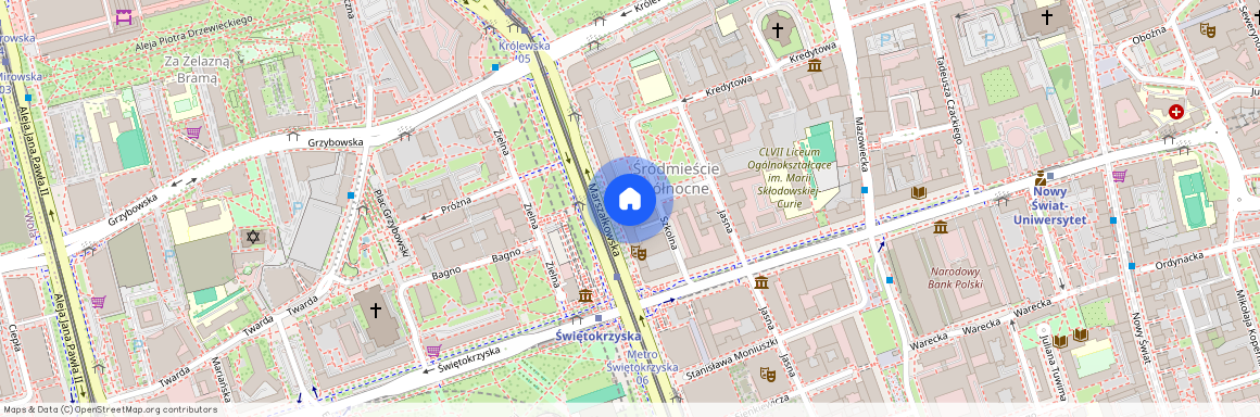 ul. Rysia, Śródmieście Północne, Śródmieście, Warszawa, mazowieckie