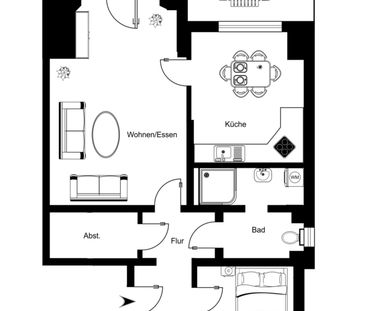 Seniorengerechtes Wohnen: „2‑Zimmer-Souterrainwohnung mit Terrasse“ - Photo 6