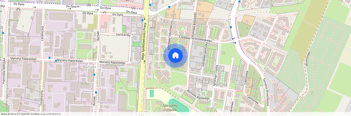 ul. Bolesława Sekutowicza, Ponikwoda, Lublin, lubelskie