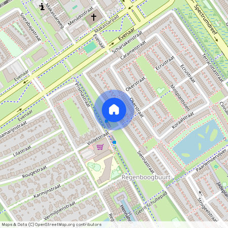 Regenboogbuurt Noord en Oost, 1339 AR, Siennastraat, Almere