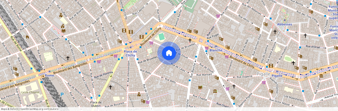 Place Adolphe Max et Rue de Douai 75009 Paris (9e arrondissement)