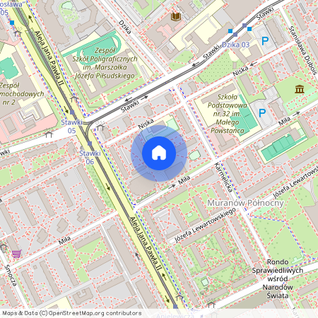 Warszawa Śródmieście, Miła