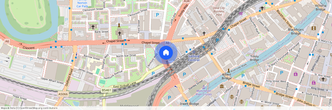 Vista River Tower, Trinity Way, M5