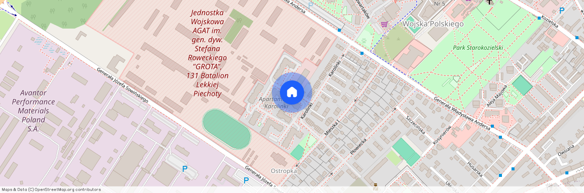 ul. Karolinki, Wojska Polskiego, Gliwice, śląskie