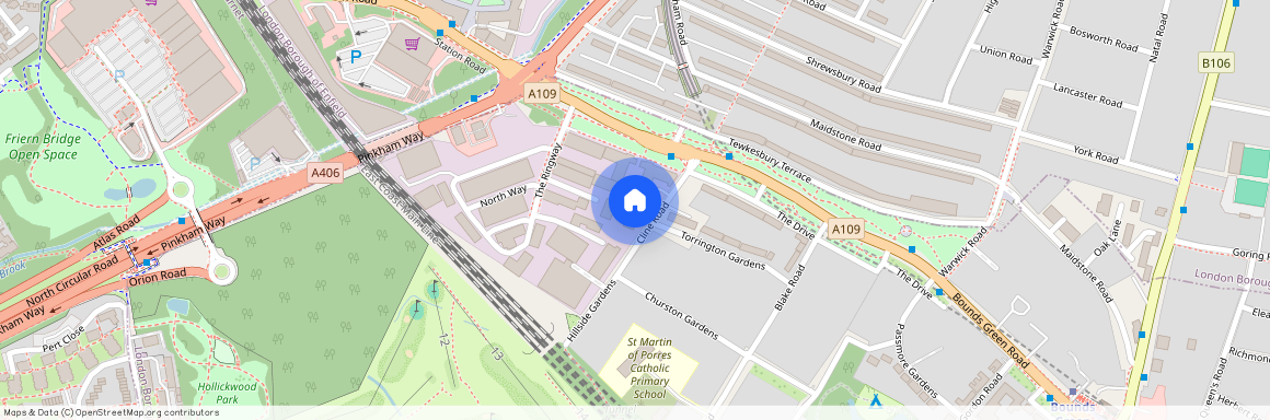 Cline Road, London, Bounds Green