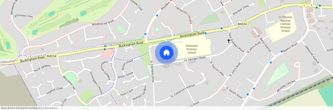 St. Georges Road, Bletchley, MK3