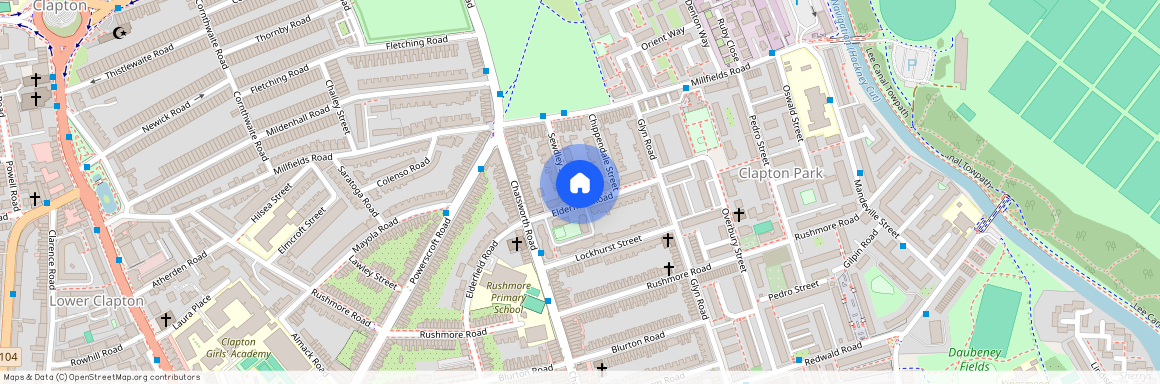 Elderfield Road, Lower Clapton, Hackney, London, E5