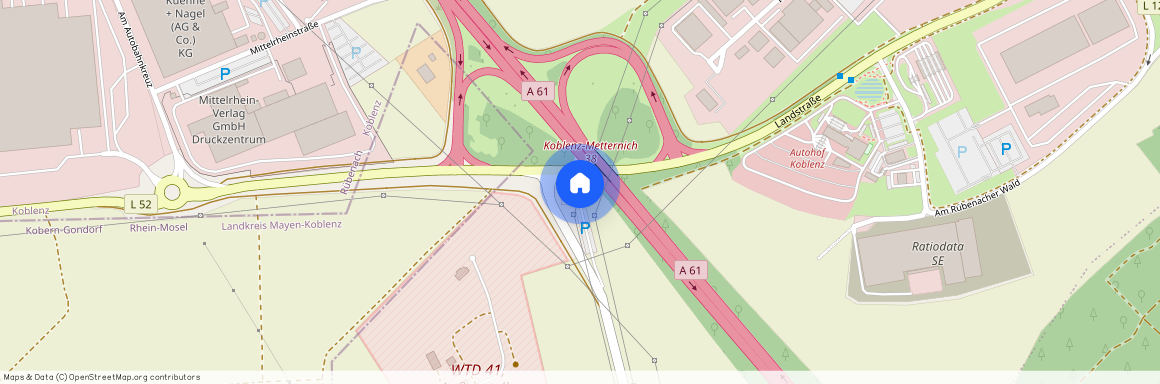 56072, Koblenz Metternich Koblenz