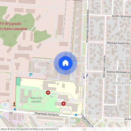 ul. Ksawerego Dunikowskiego, Dziesiąta, Lublin, lubelskie