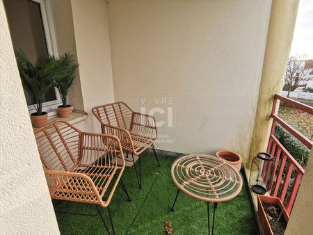 Appartement Meublé Saint Herblain 2 Pièce(s) 50.80 M2 Avec Balcon Et Place De Stationnement - Photo 2