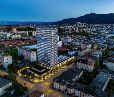 Über den Dächern von Zürich 3.5-Zimmerwohnung im 17. Stock - Photo 6